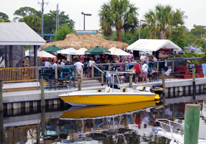 Manatee Island Bar and Grill Seafood Restaurant, Port Salerno, Florida