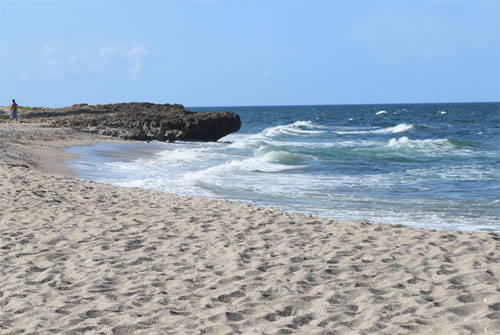 Chastain Beach, Hutchinson Island FL Beach, The Rocks Surfing Beach, Stuart FL