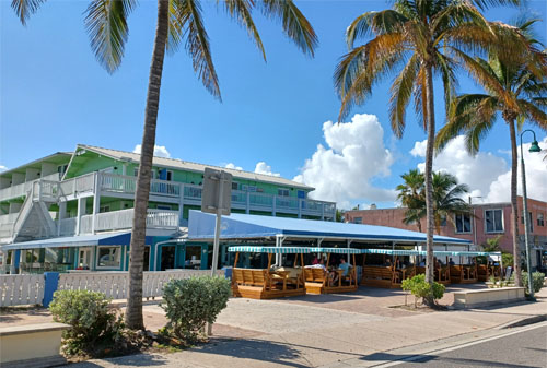 Sunrise Sands Beachfront Restaurant and Bar on The Inlet, Fort Pierce FL on Hutchinson Island