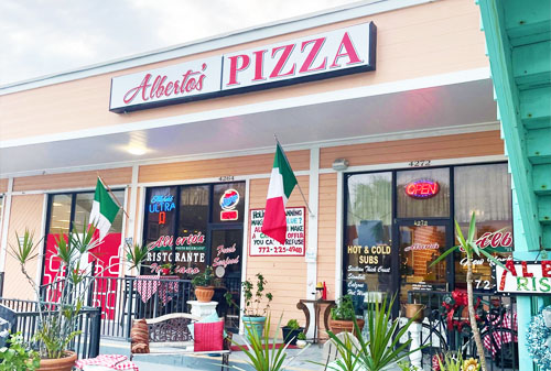 Alberto's Italian & Pizza Restaurant, Jensen Beach on Hutchinson Island