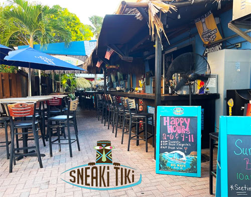Sneaki Tiki, Downtown Stuart Florida Restaurant and Bar with Live Music